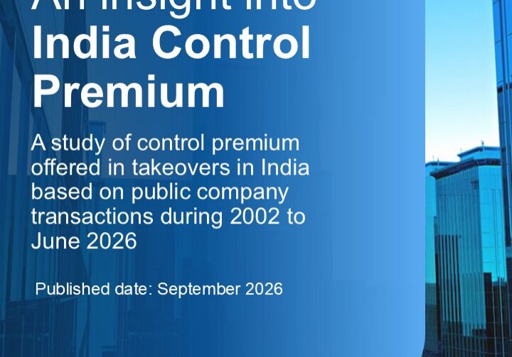 Control Premium Study - India 2026
